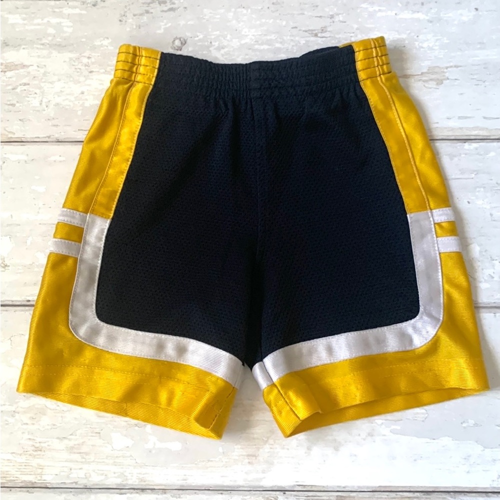 Baby Boys 12m Basketball Athletic Shorts Circo Brand Navy Blue Yellow Kids